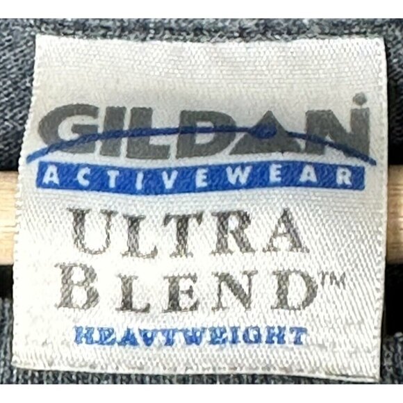 Gildan Mens T Shirt Funny Art To Wear THE HARD WOK BUFFET SASKATOON Gray Sz XXL - Picture 4 of 7